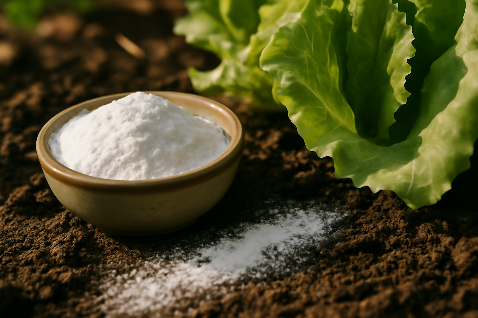 Bicarbonate anti-limace naturel pour protéger les plantes du jardin
