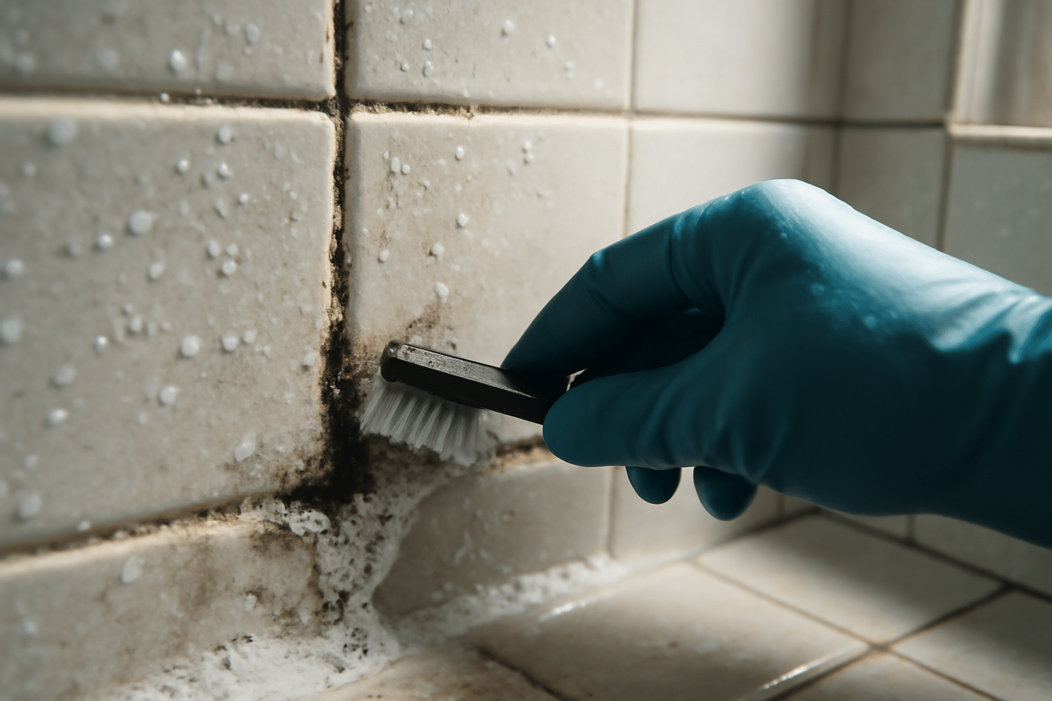 Solution rapide pour enlever moisissure douche — vinaigre, bicarbonate et nettoyage pour prévenir la réapparition
