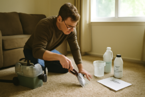 Machine de nettoyage de tapis professionnelle, aspirateur-laveur puissant éliminant taches, saleté et allergènes