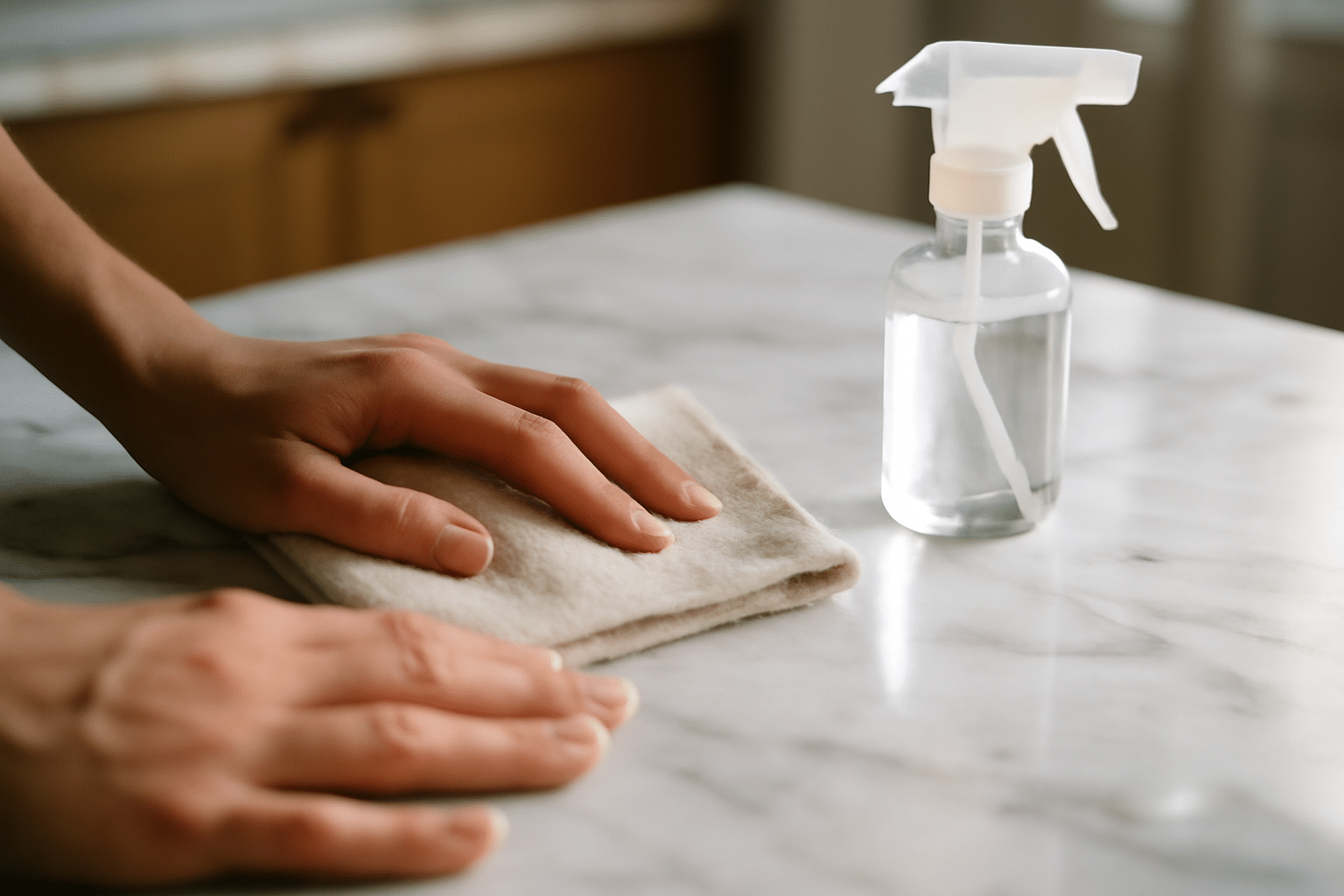 Conseils pratiques pour nettoyer le marbre efficacement et éliminer taches et traces sans l'endommager