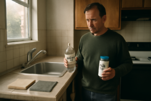 Vinaigre blanc et sel : risques et dangers du mélange pour la santé et les surfaces