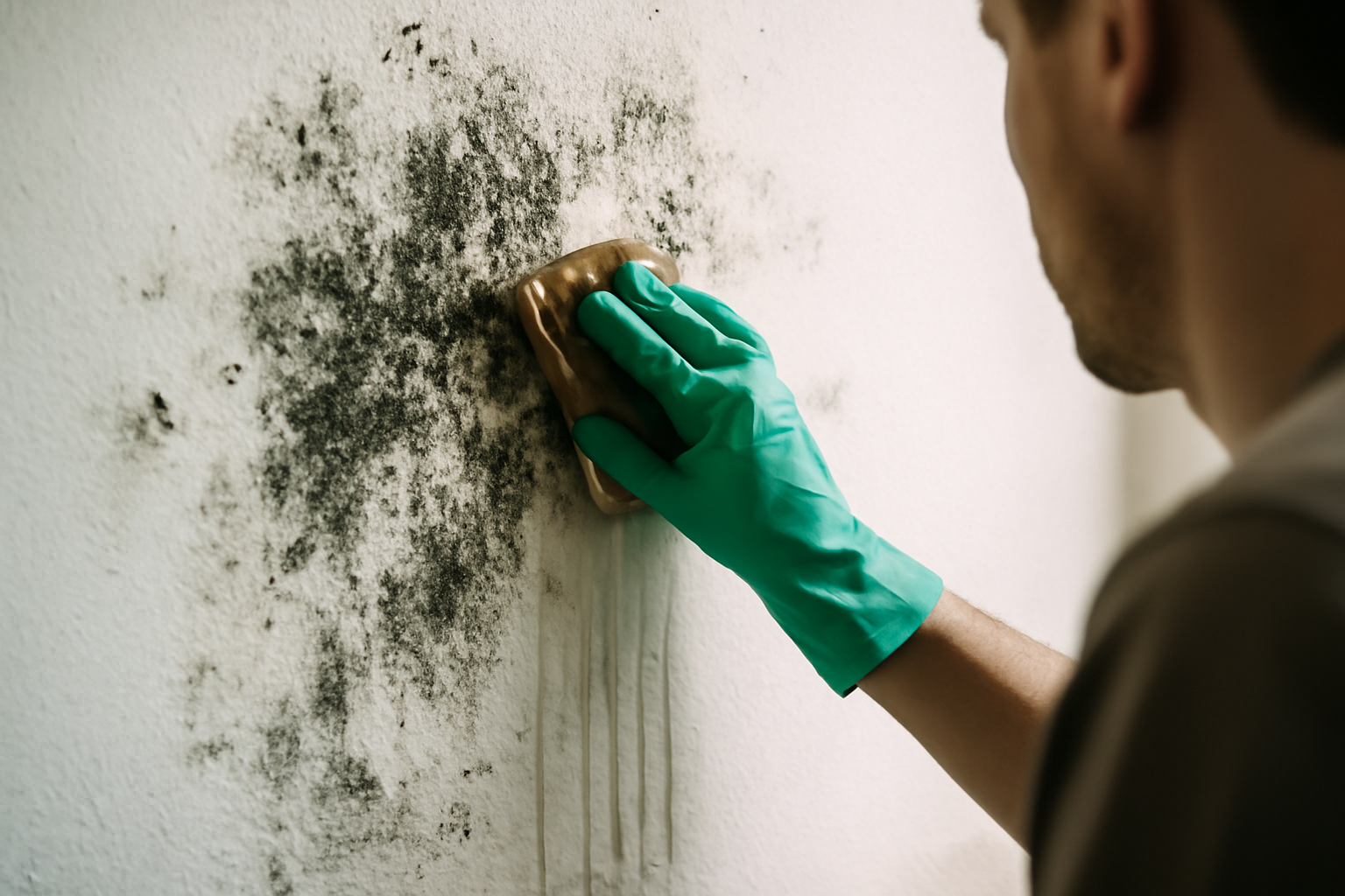 Enlever la moisissure sur un mur : méthode sûre avec produits ménagers