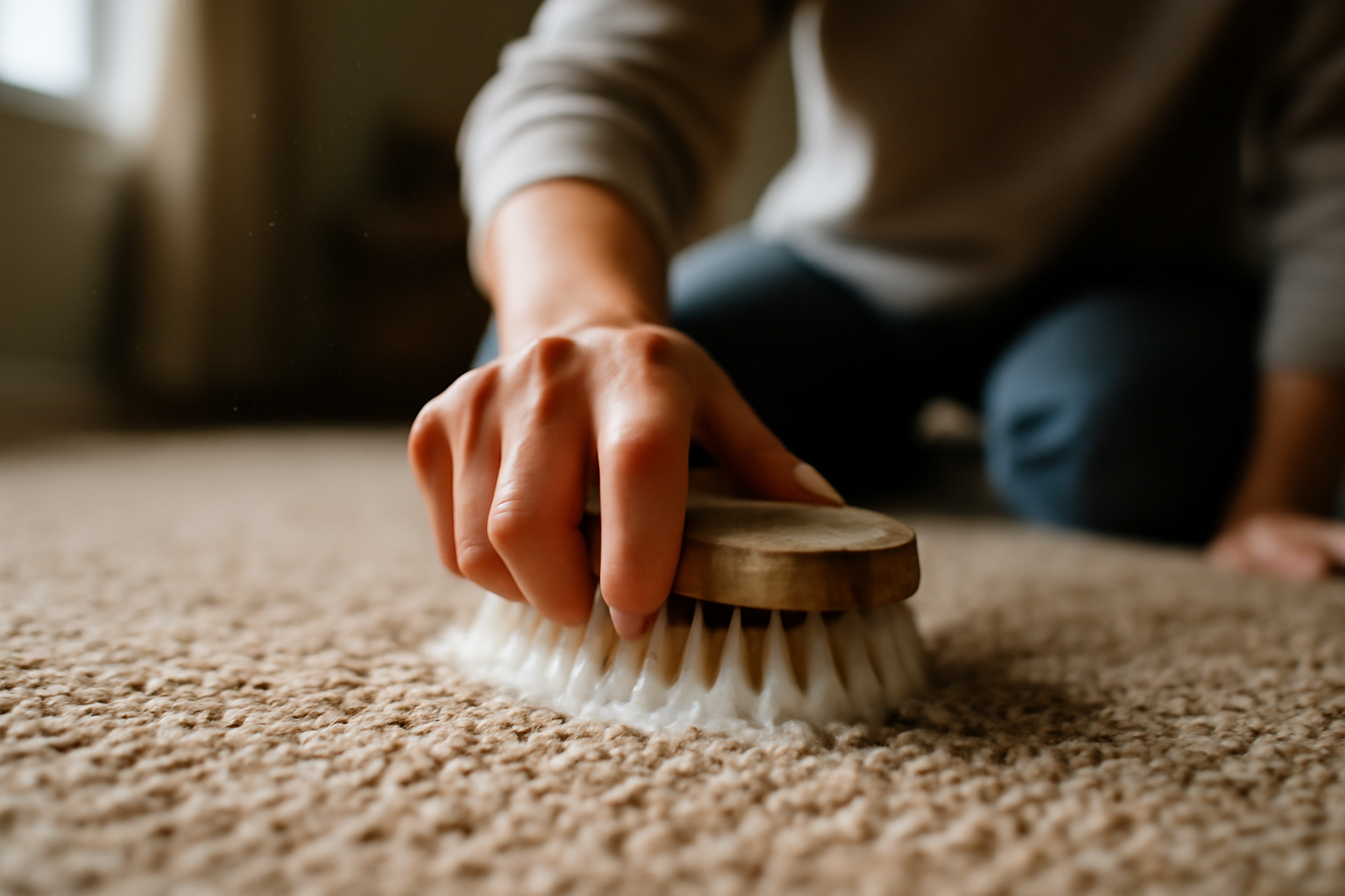 Astuces pour nettoyer un tapis : aspiration, détachage ciblé et shampooing pour un tapis propre et sans taches